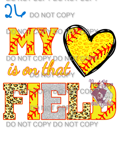 Softball Designs DTF Transfer – Hot Peel for Durable Apparel