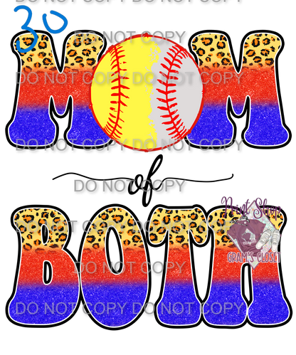 Softball Designs DTF Transfer – Hot Peel for Durable Apparel