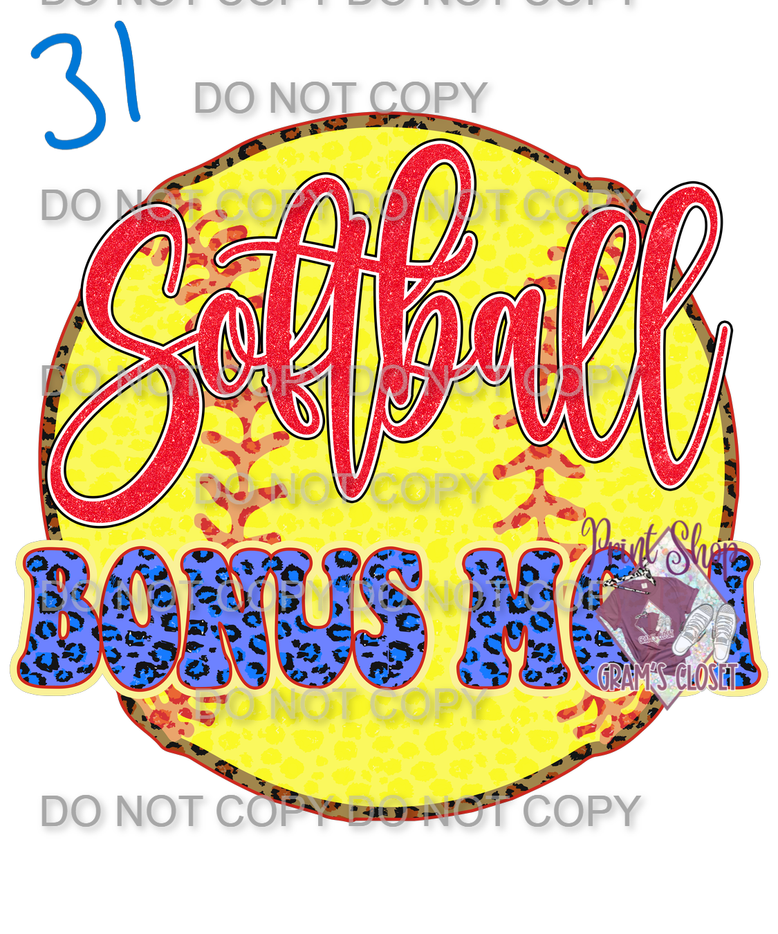 Softball Designs DTF Transfer – Hot Peel for Durable Apparel