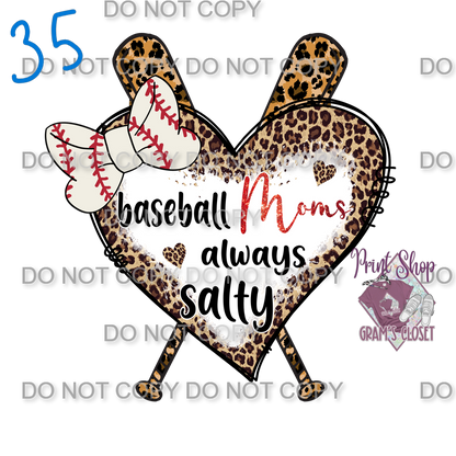 Softball Designs DTF Transfer – Hot Peel for Durable Apparel