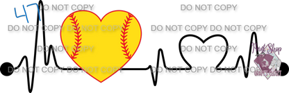 Softball Designs DTF Transfer – Hot Peel for Durable Apparel