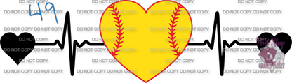 Softball Designs DTF Transfer – Hot Peel for Durable Apparel