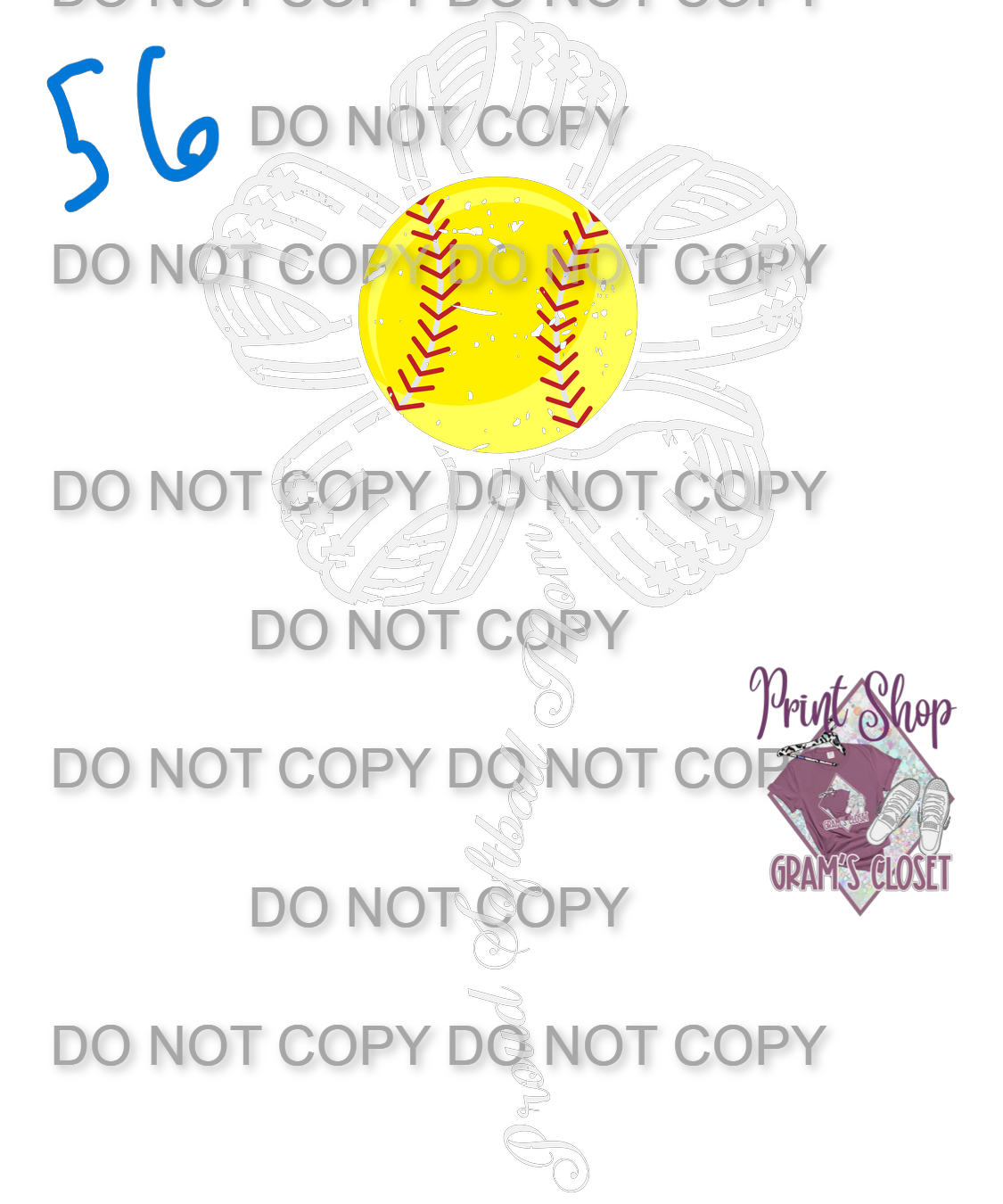 Softball Designs DTF Transfer – Hot Peel for Durable Apparel