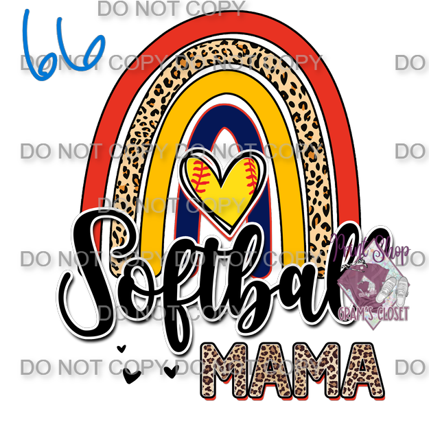 Softball Designs DTF Transfer – Hot Peel for Durable Apparel