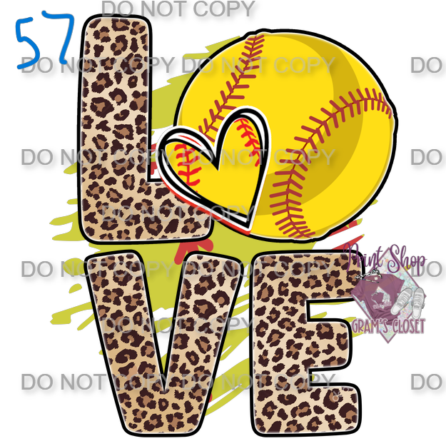 Softball Designs DTF Transfer – Hot Peel for Durable Apparel