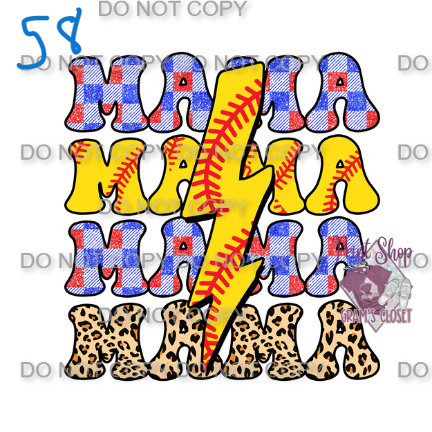 Softball Designs DTF Transfer – Hot Peel for Durable Apparel