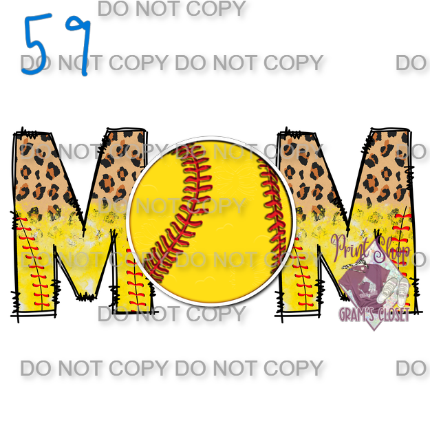 Softball Designs DTF Transfer – Hot Peel for Durable Apparel