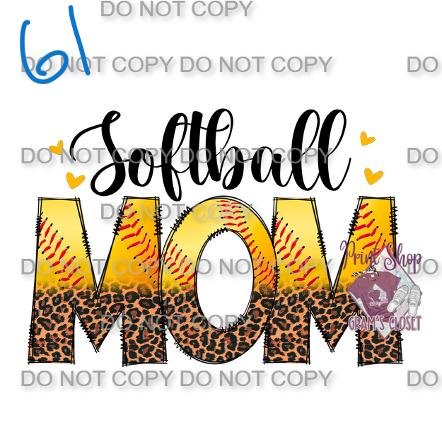 Softball Designs DTF Transfer – Hot Peel for Durable Apparel