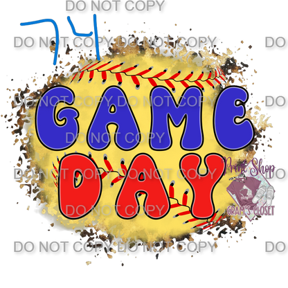 Softball Designs DTF Transfer – Hot Peel for Durable Apparel