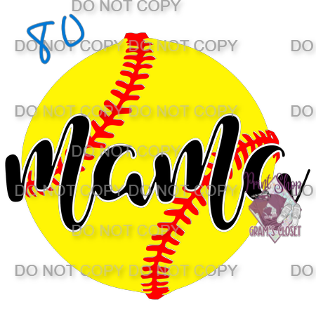 Softball Designs DTF Transfer – Hot Peel for Durable Apparel
