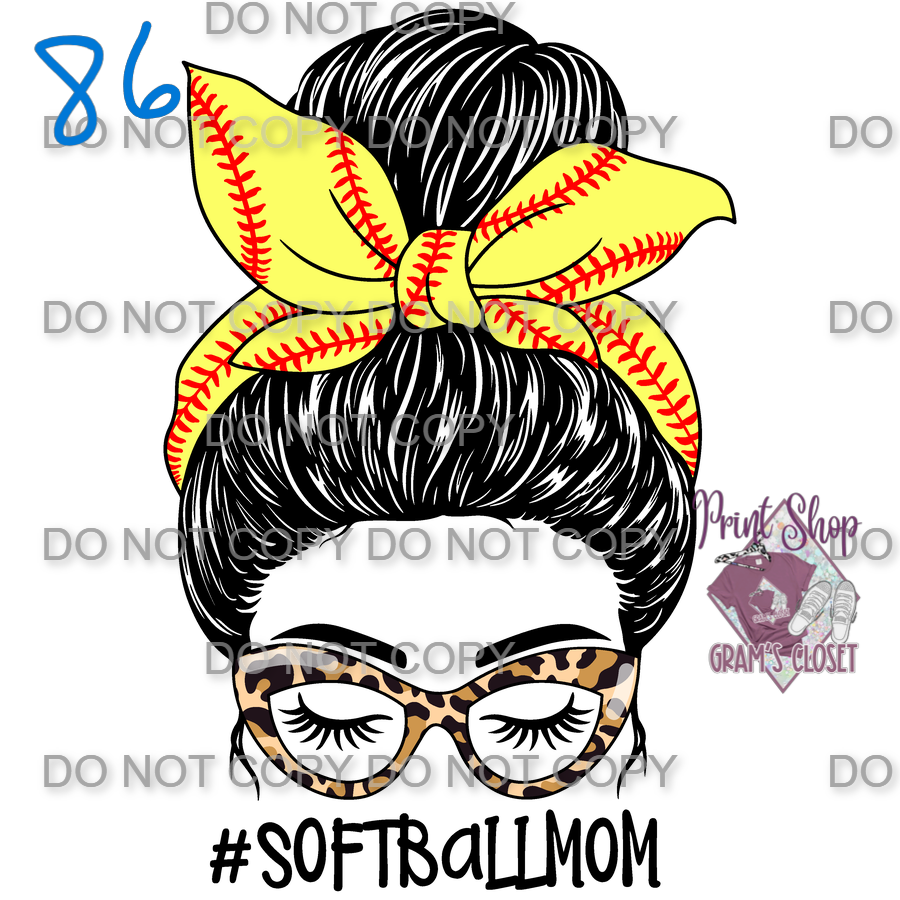 Softball Designs DTF Transfer – Hot Peel for Durable Apparel