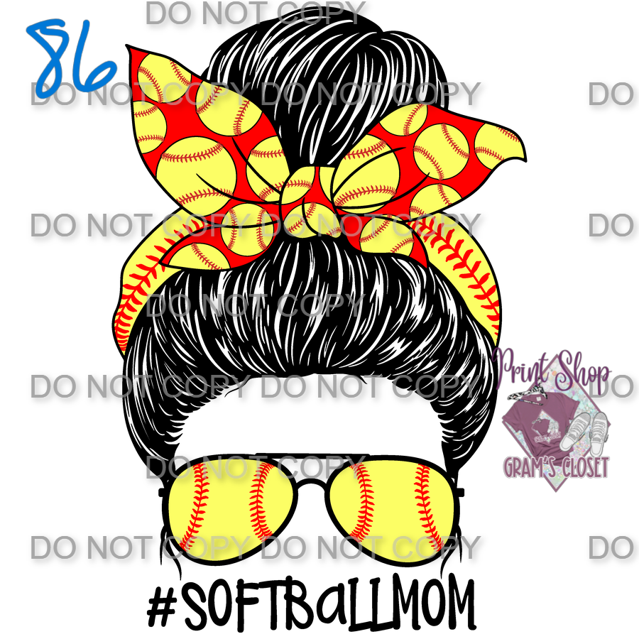 Softball Designs DTF Transfer – Hot Peel for Durable Apparel