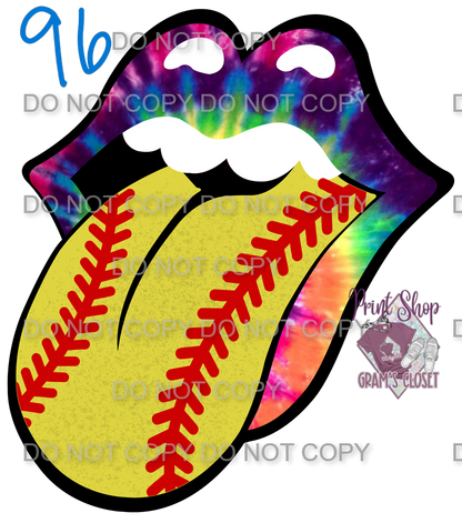 Softball Designs DTF Transfer – Hot Peel for Durable Apparel