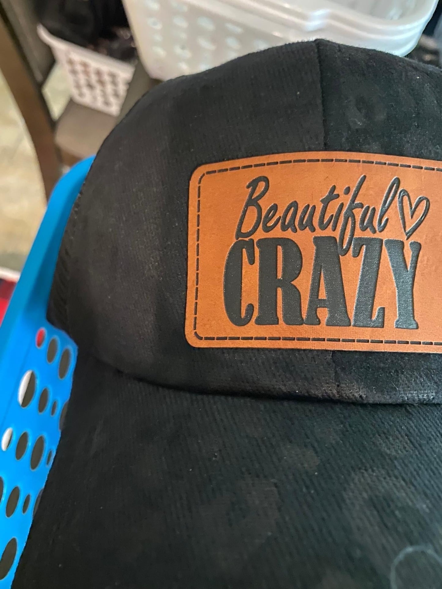 Custom Snap Backs with Leather Patch