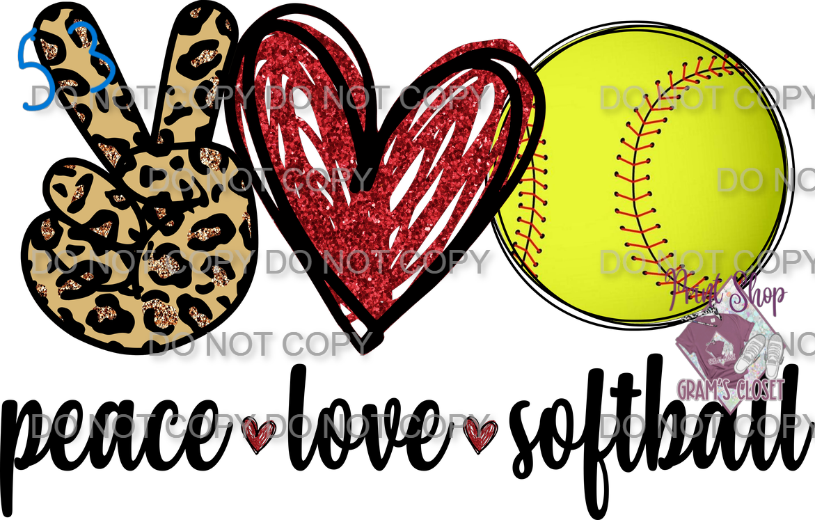 Softball Designs DTF Transfer – Hot Peel for Durable Apparel