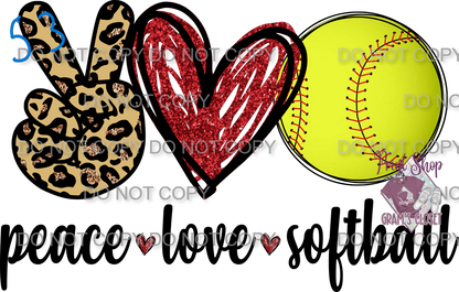 Softball Designs DTF Transfer – Hot Peel for Durable Apparel