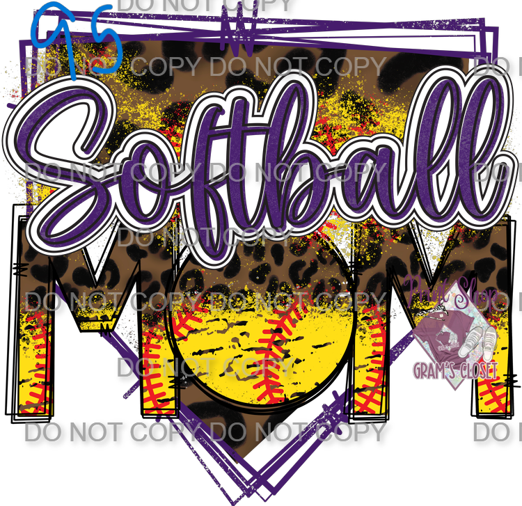 Softball Designs DTF Transfer – Hot Peel for Durable Apparel